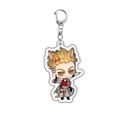 GACHIAKUTA Anime Acrylic Keychain - Zanka, Rudo & Enjin Backpack Pendant Keyring Fan Gift