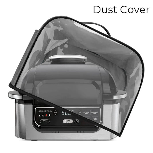 Durable Kitchen Dust Cap for Air Fryer - Household Toaster Cover with Storage Pockets, Suitable for Ninja Foodi Grill & Bread Baking