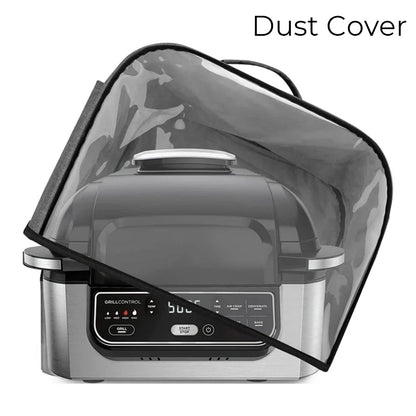 Durable Kitchen Dust Cap for Air Fryer - Household Toaster Cover with Storage Pockets, Suitable for Ninja Foodi Grill & Bread Baking