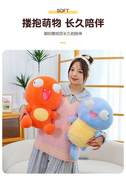 23/30/45cm Pokemon Plush Toys — Cute Soft Turtle & Little Fire Dragon Pillow Dolls for Children, Christmas Gift