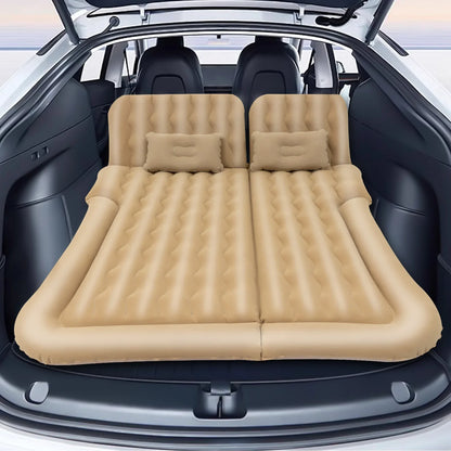 Universal Foldable Inflatable Car Bed - Portable Back Seat Air Mattress Set with Pump & Pillow