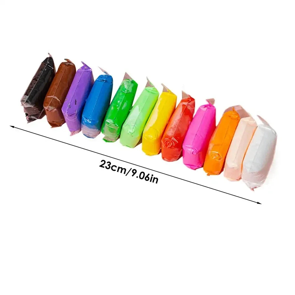 36-Color Air Dry Modeling Clay Kit - DIY Sculpting Set with Tools for Kids Ages 3-12
