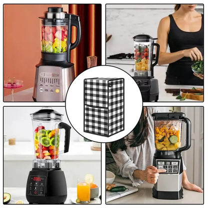 Blender Cover with Accessory Pocket - Anti-Scratch Kitchen Appliance Protector, Dust Cover for Blender Storage Stand