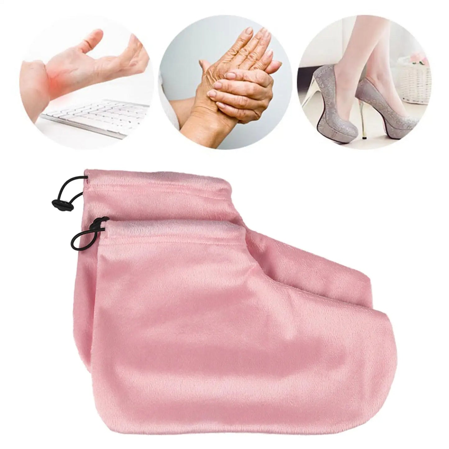 Paraffin Wax Mitts for Hands & Feet – Warmth Covers for Nail Art & Spa Treatments