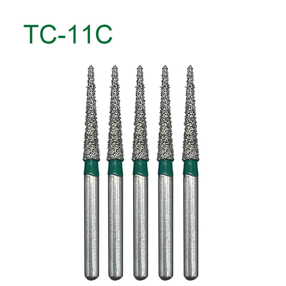5pcs FG Dia 1.6mm Dental Drills – High-Speed Handpiece Diamond Burs for Teeth Whitening