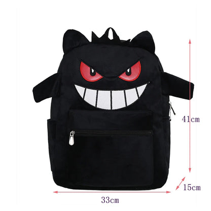 New Fashion Women's Backpack — High-Quality Large Capacity Computer Bag with Cartoon Pattern, Soft Fabric Shoulder Handbag