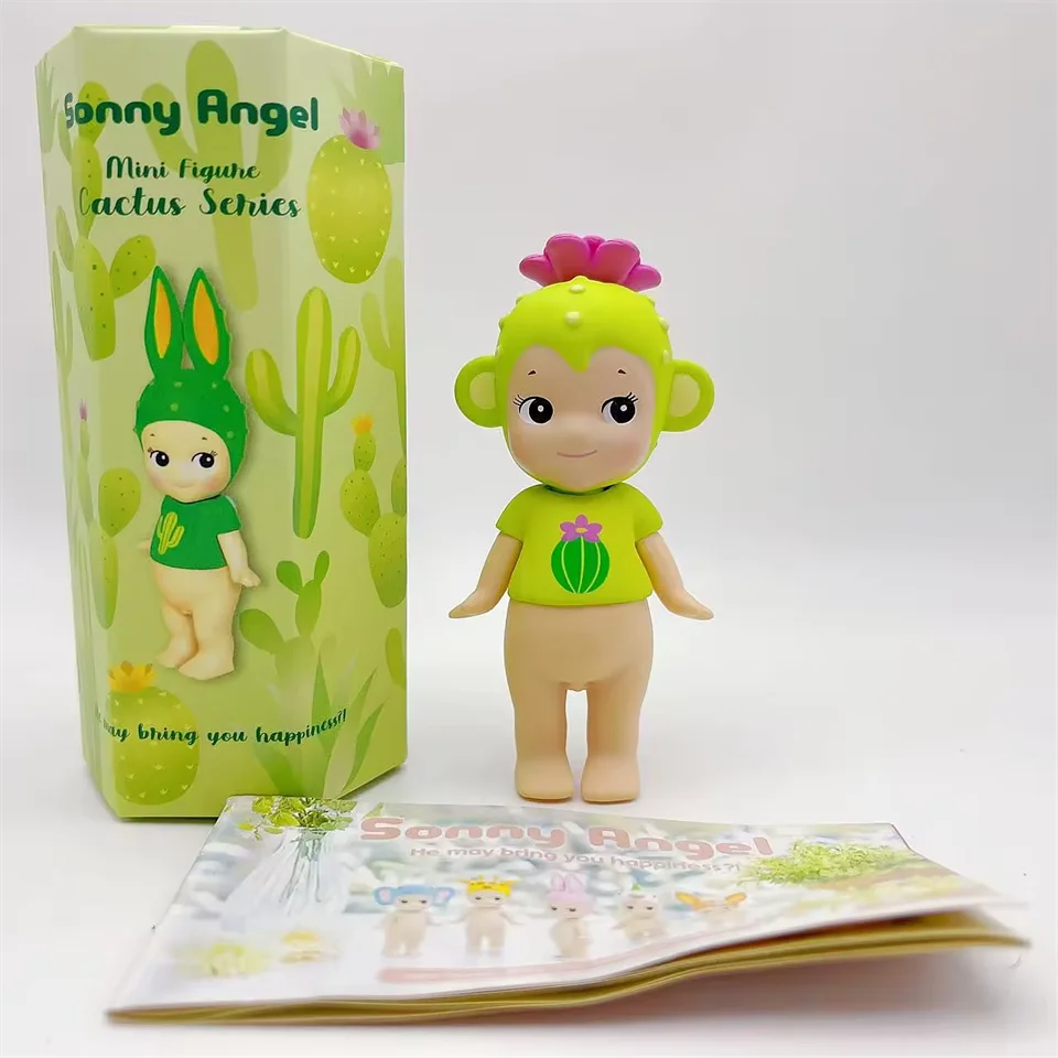 Sonny Angel Mini Figure Cactus Series — Mystery Blind Box Toy Doll, Lucky Mascot, Handmade Christmas Gift
