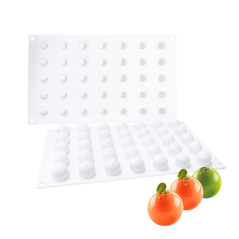Meibum Marine Theme Silicone Cake Molds – Shell & Pearl Design, Food-Grade Baking & Cake Decorating Tools