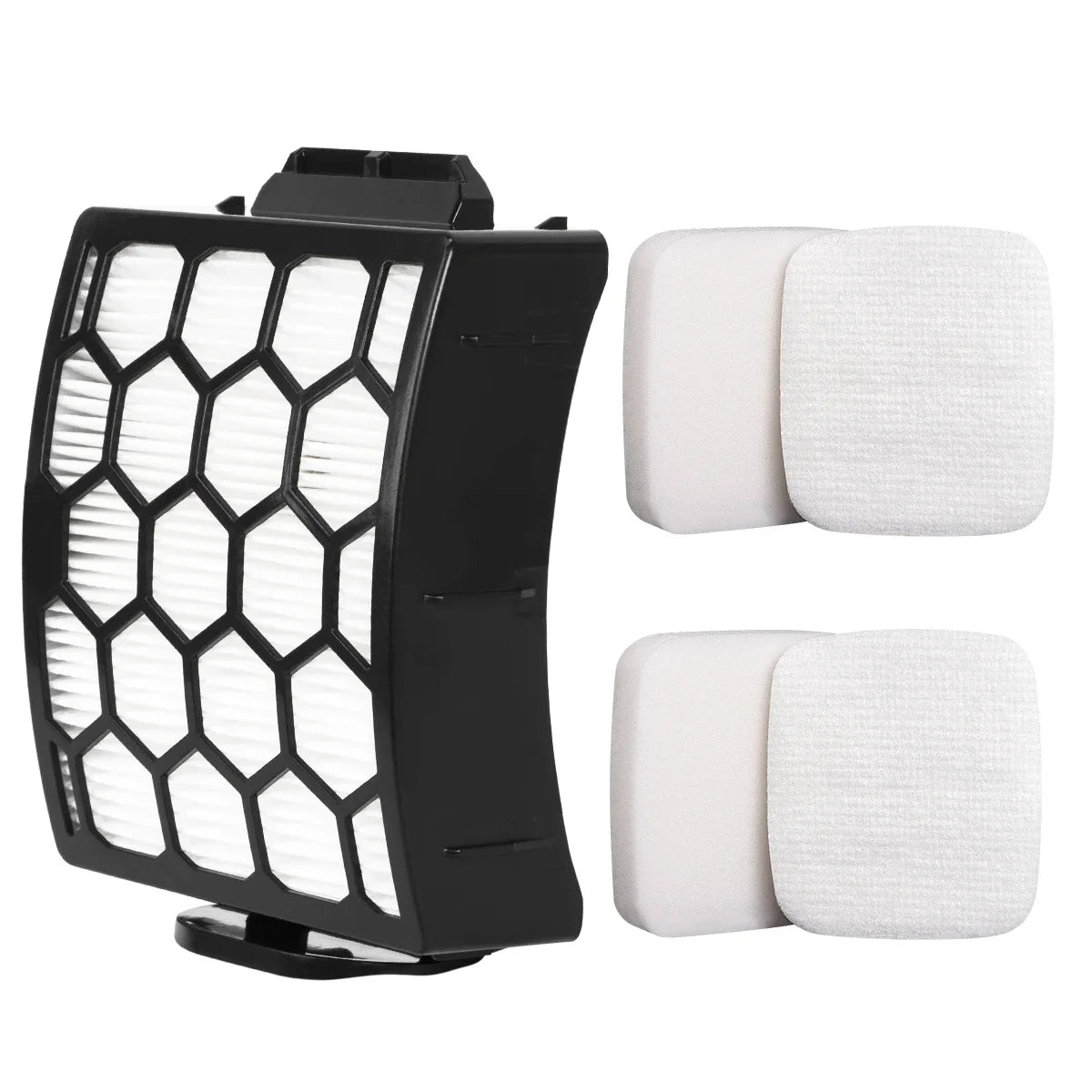 Vacuum Cleaner Foam & HEPA Filters - Replacement Filters for Shark NV350, NV600, NV650 & More