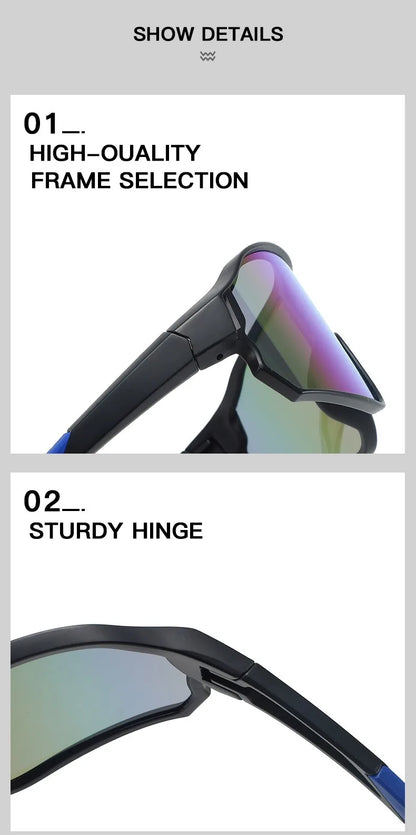 GIANT Cycling Glasses – UV400, Anti-Fog REVO Lenses, HD Clarity, Cateye Design