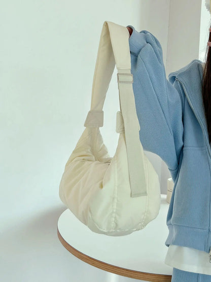 Fashion Women's Large Capacity Crossbody Shoulder Bag – Casual, Simple & Versatile Down Cotton Design