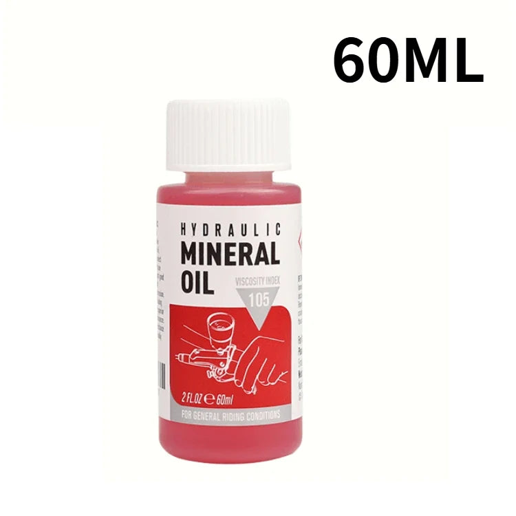 60ML Bicycle Brake Mineral Oil – High Performance Hydraulic Disc Brake Lubricant for Shimano Mountain & Road Bikes