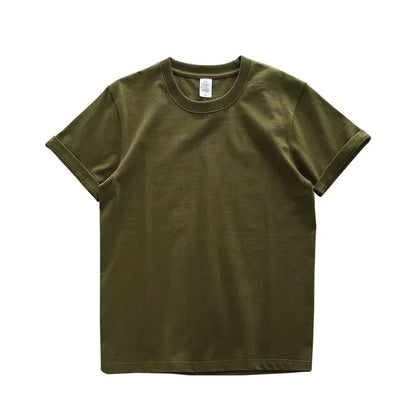 Dukeen Heavyweight Cotton T-Shirt - 280gsm Oversized Short Sleeve Casual Tee for Men Summer Streetwear