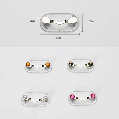 Magnetic Sunglasses Holder Clip - Multi-Purpose Glasses, Badge, Headset and Brooch Hanging Hook