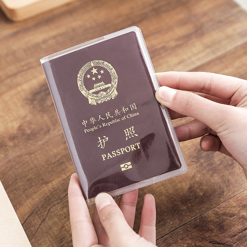 Waterproof PVC Passport Cover & Wallet – Business Card & Document Holder Pouch
