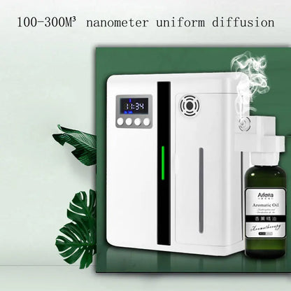 160ML Wall-Mounted Aroma Diffuser - Scent Machine with Fan for Hotel Lobby & Large Area Fragrance