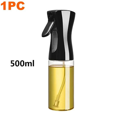 200/300/500ml Oil Spray Bottle – Olive Oil Vinegar Soy Sauce Sprayer Dispenser for Cooking, Baking & Camping