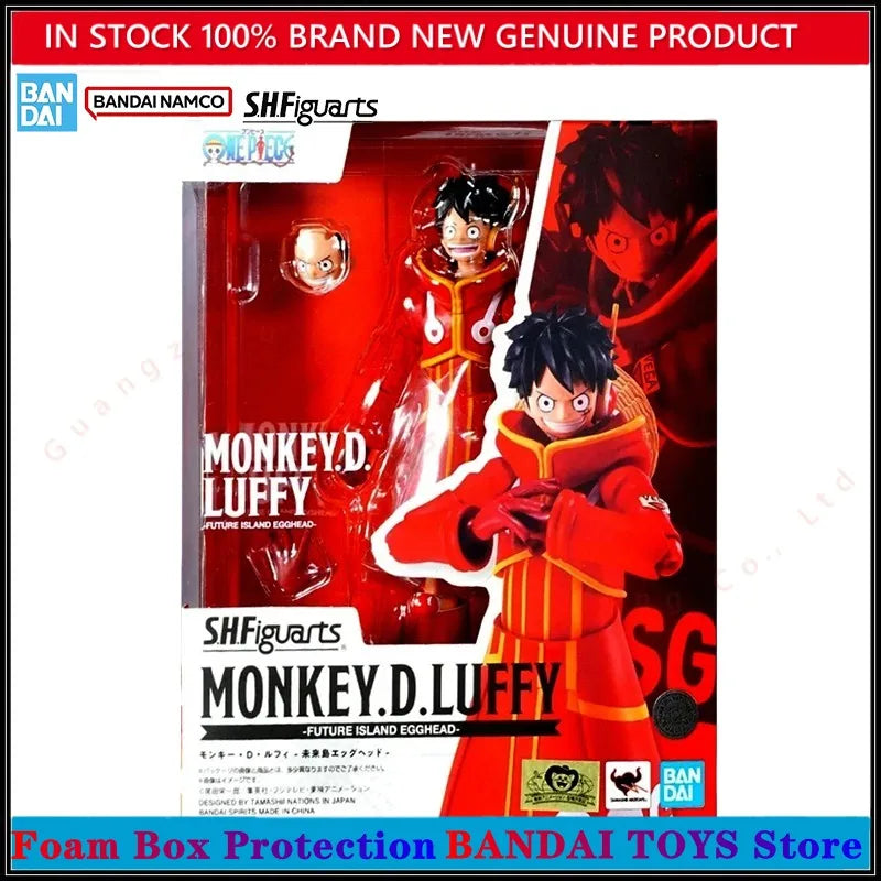 Bandai One Piece SHF Anime Figure Model Kit — Monkey D. Luffy, Nami, Shanks, Roronoa Zoro Romance Dawn