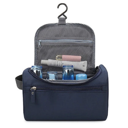 Portable Waterproof Makeup Bag – Unisex Cosmetic Organizer and Toiletry Hanging Pouch for Women and Men