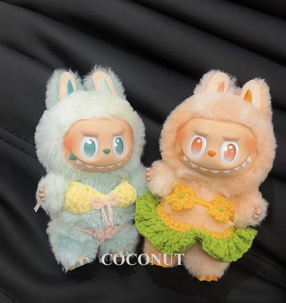 Labubu 3.0 Swimsuit Set - Sexy Bikini Outfit Clothing Accessory for Big Into Energy Series Doll