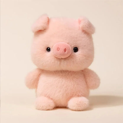 16cm Cute Plush Companion Doll - Anime Elephant, Rabbit, Bear & Panda Soft Desk Toy Gift