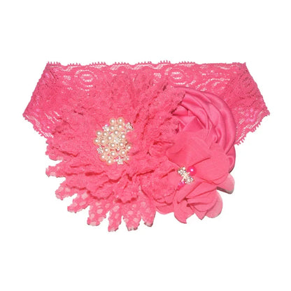 Soft Floral Baby Headband - Princess Headwrap Hair Accessories for Newborn Girls