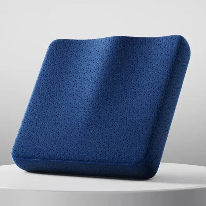 Ergonomic Memory Foam Seat Cushion – Tailbone & Hemorrhoid Relief, Office Chair & Car Pillow