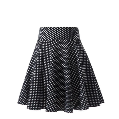 Women’s Flared Mini Skirt with Built-In Shorts – Pleated Skater Style Casual Fashion Skirt, Plus Size 2025 Design