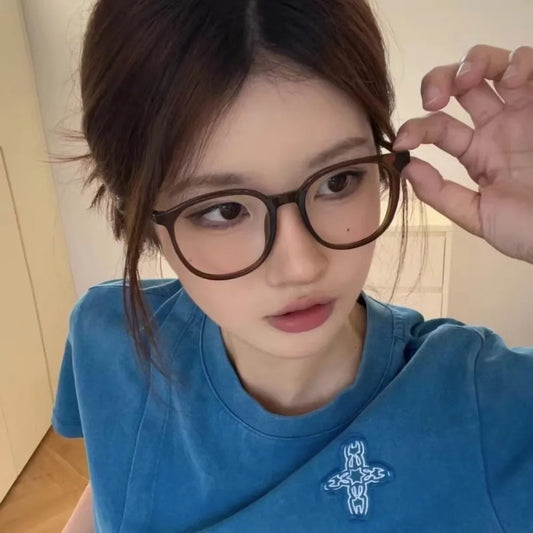 Fashion Anti-Radiation Unisex Eyeglasses – Transparent Retro Computer Glasses with Anti-Blue Light Lenses
