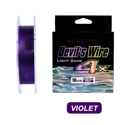 MIFINE Devil’s Wire 150M Braided Fishing Line – 4X PE Ultra Strong Thin Fishing Line for Bass, Perch & Trout