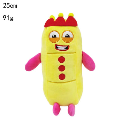 14–30cm Numbers Plush Toy Set – Cartoon Educational Stuffed Dolls for Kids & Baby Gifts