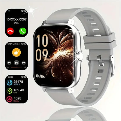 2025 New Upgrade Smartwatch – 1.83" Full Touch Display, Bluetooth Call, Sports Tracking for Men & Women, Android & iOS Compatible