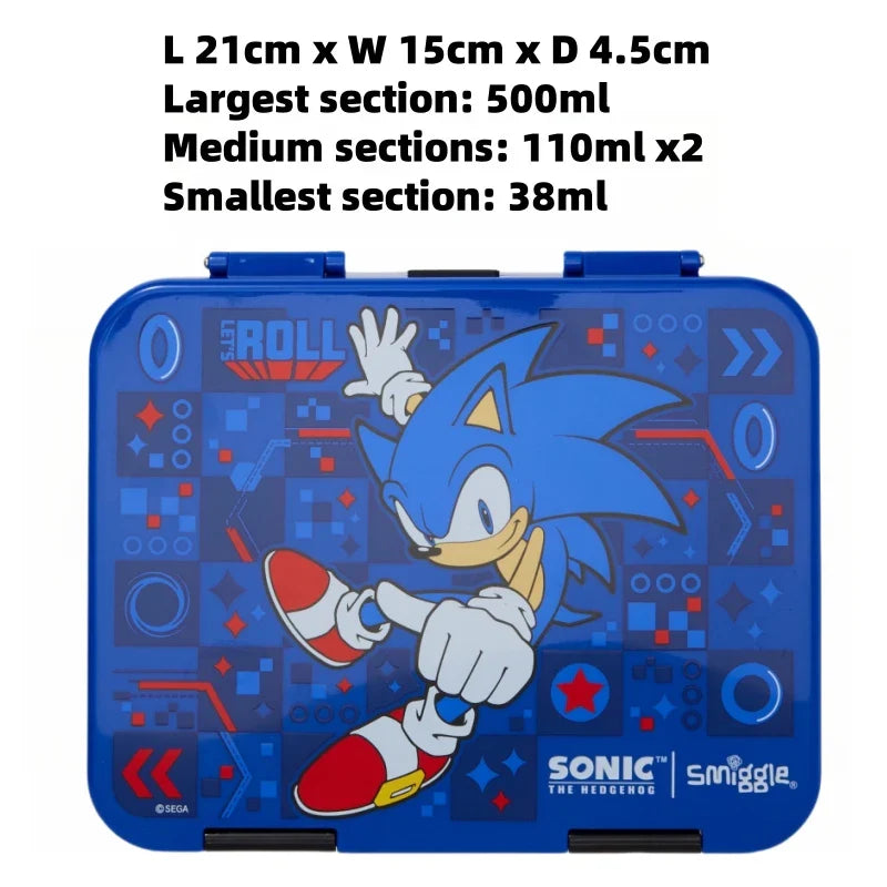 Australia Smiggle Sonic Cartoon Backpack – Kids School Bag Anime Student Gift