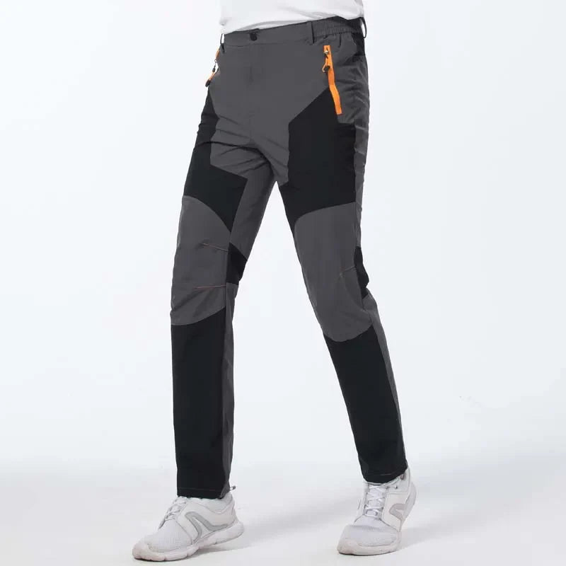 Men’s Elastic Hiking Pants – Quick-Dry, Windproof, Waterproof, Breathable Outdoor Trekking & Climbing Pants