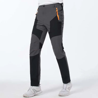 Men’s Elastic Hiking Pants – Quick-Dry, Windproof, Waterproof, Breathable Outdoor Trekking & Climbing Pants