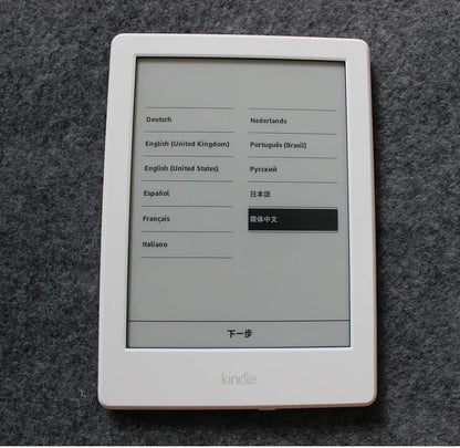 Kindle 10th Generation E-Book Reader - 6-inch E-Ink Touch Screen, 4GB/8GB, Backlight Reading Light, 167ppi