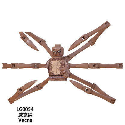 The Terrible Movie Upside-Down Model Building Block Set – Dustin, Mike, Lucas & Eleven Action Figures Toy for Kids