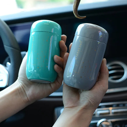 200ml Travel Coffee Mug - Mini Sport Vacuum Stainless Steel Cup, BPA-Free, Leakproof Thermos Water Bottle