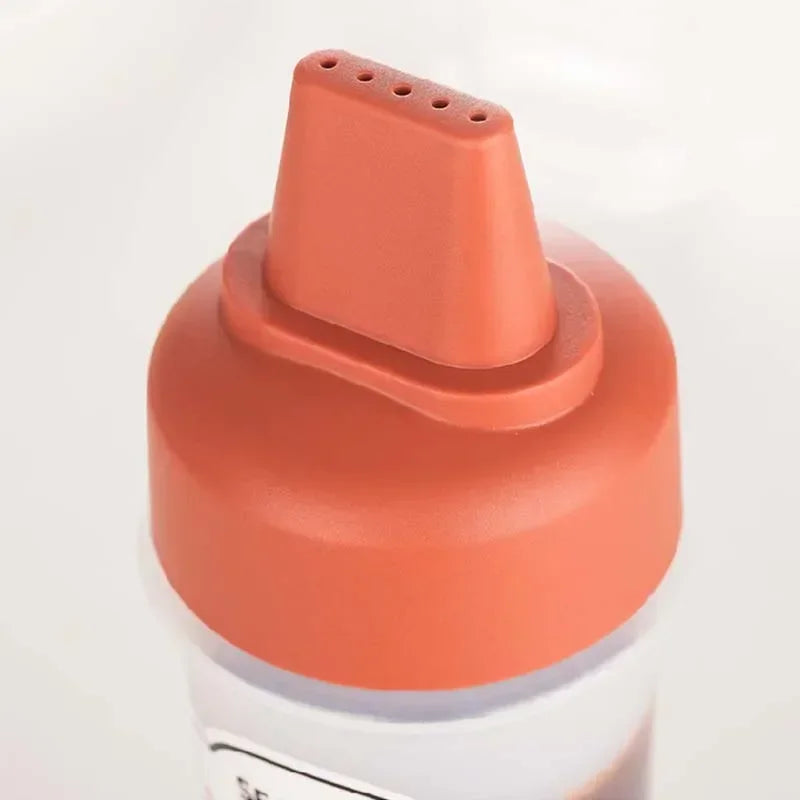 Portable Ketchup and Sauce Squeeze Bottle - Salad Dressing and Condiment Dispenser with Cap Lids, Ideal for Kitchen and Outdoor Use