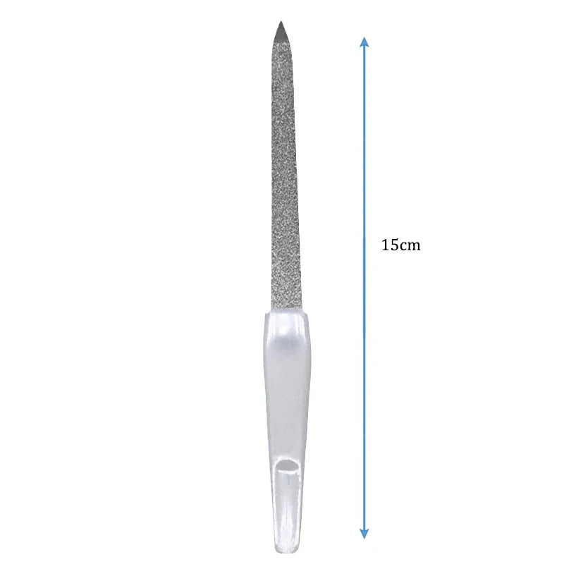 Professional DIY Nail Art Metal File - Double-Sided High-Quality Nail File for Manicure and Pedicure - Essential Beauty Tools