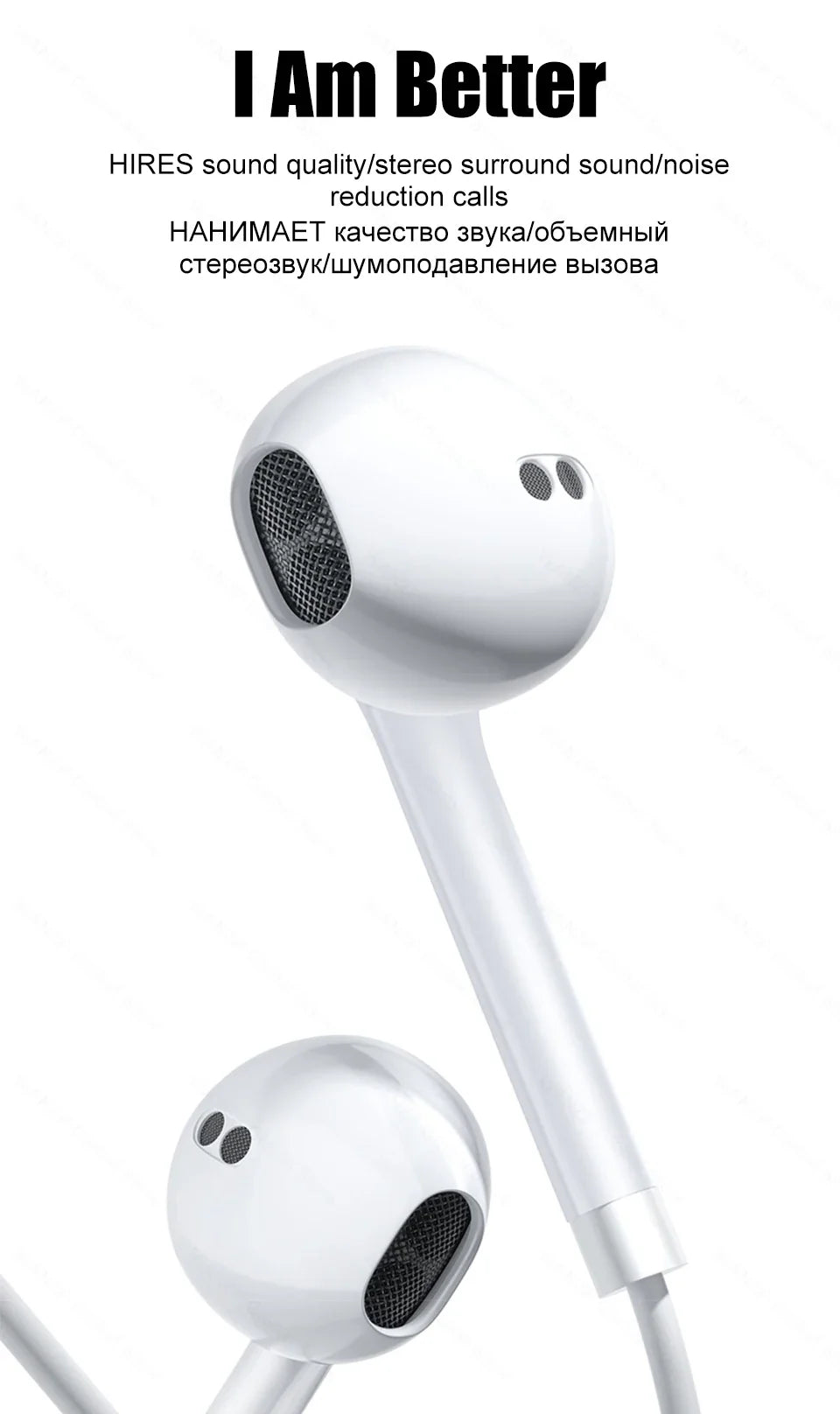 Wired Stereo Earphones for Apple iPhone 7–16 & iPad — 3.5mm Headphones for iPhone, Tablet, Laptop