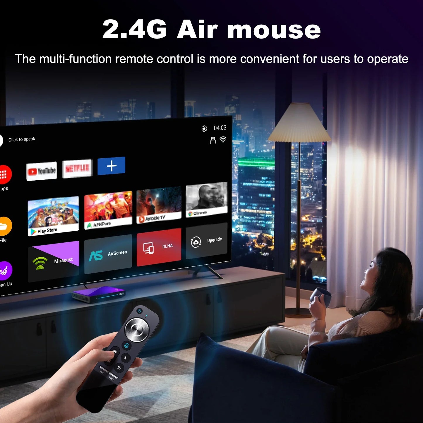 H96 MAX M9 AI Android 14 TV Box, 8-Core Rockchip RK3576, Wifi6, BT5.4, 4GB/64GB & 8GB/128GB, 8K 120fps Streaming, 1000M LAN