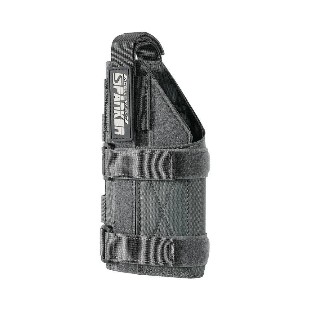 Left Hand Tactical Pistol Holster - Adjustable Glock 17 Gun Case with Magazine Pouch for Hunting & Outdoor Use