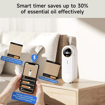 A71Z Smart Aromatherapy Humidifier – App-Controlled Air Freshener for Bedroom, Bathroom, and Fragrance Rooms