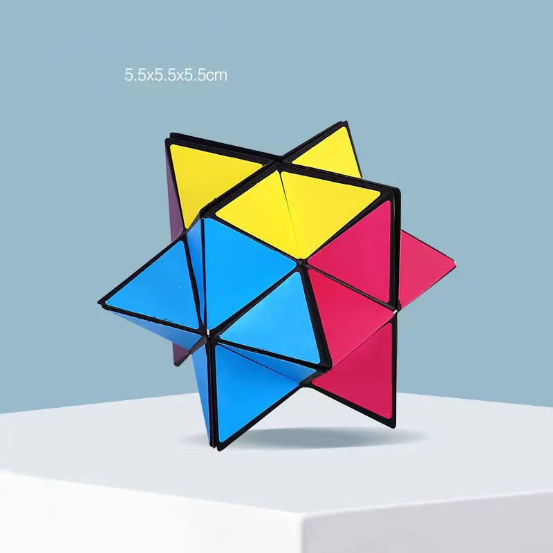 Magic Infinite Cosmic Shasibo Cube — Magnetic Fidget Puzzle Toy, Changeable Anti-Stress Flip Cubic Cube