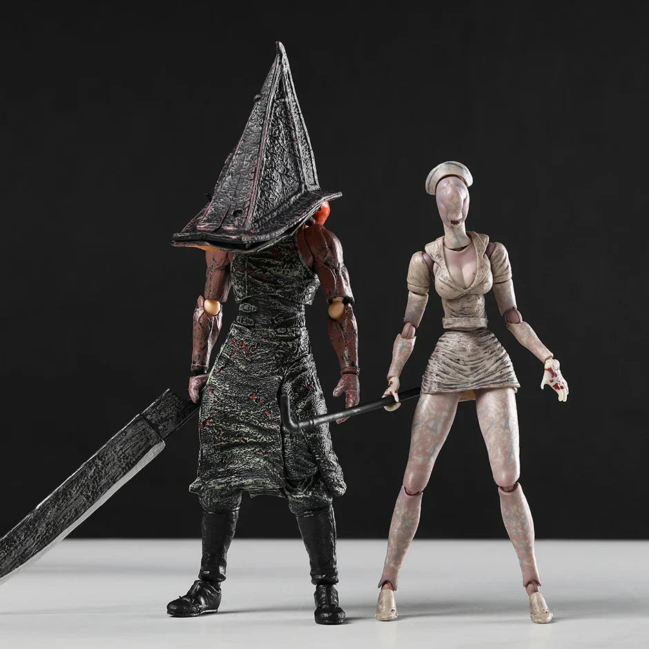 Figma Silent Hill 2 SP-055 Red Pyramid & SP-061 Bubble Head Nurse PVC Action Figures – Collectible Toy Models