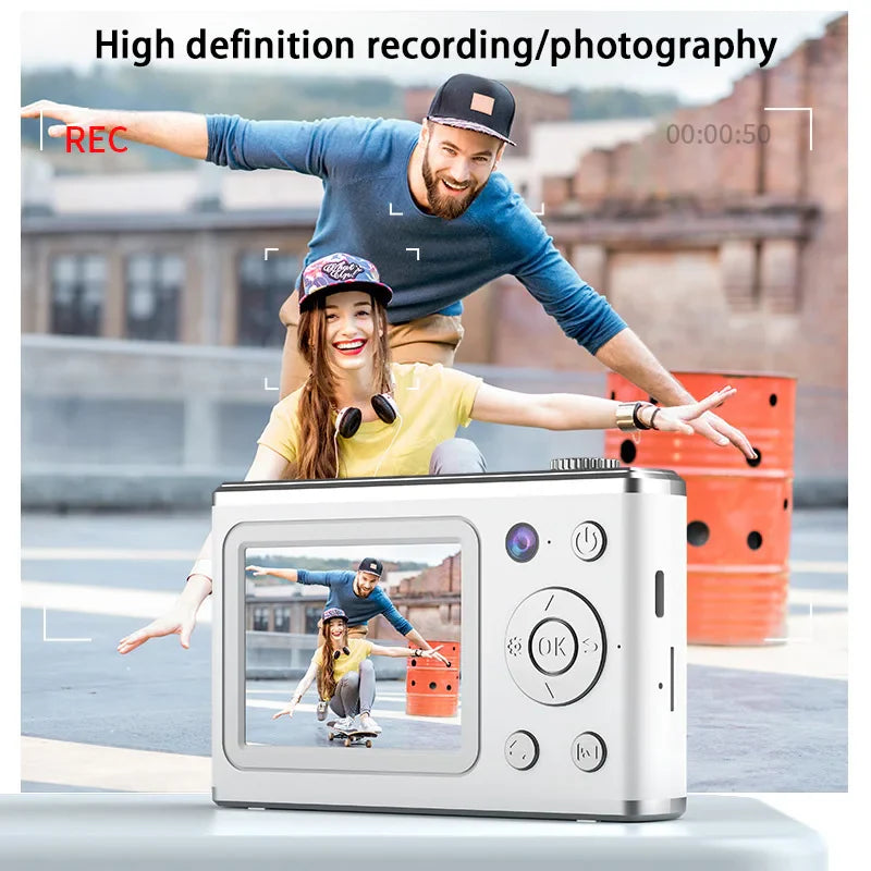 Xiaomi 64MP Digital Camera – HD Dual Lens with Zoom, Auto Focus, Smart Fill Light, Perfect for All Ages