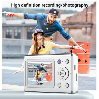 Xiaomi 64MP Digital Camera – HD Dual Lens with Zoom, Auto Focus, Smart Fill Light, Perfect for All Ages