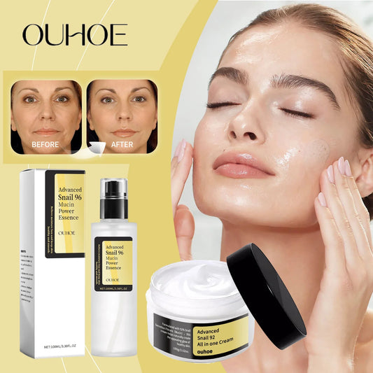 Ouhoe Snail Collagen Face Cream — Moisturizing, Lifting & Firming Korean Skincare
