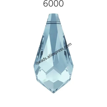 Austria Crystal Drop Pendant - Genuine 6000 Series Rhinestone Charm Bead for DIY Jewelry Making
